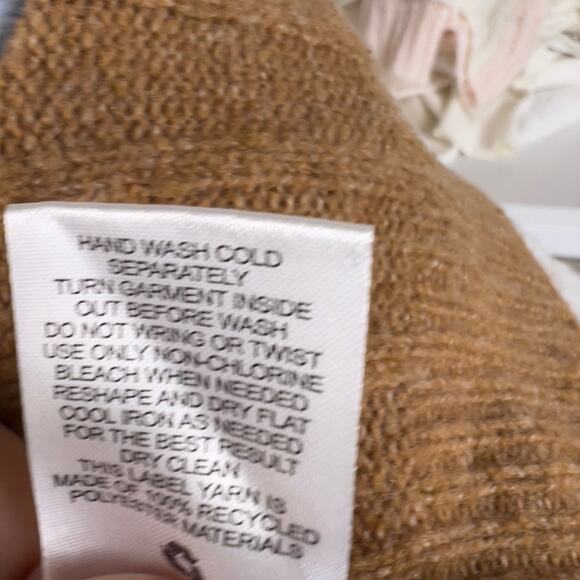 Pink Rose Women's Size L Striped Long Sleeve Crop Sweater- fall, casual  #3009 - Picture 8 of 8